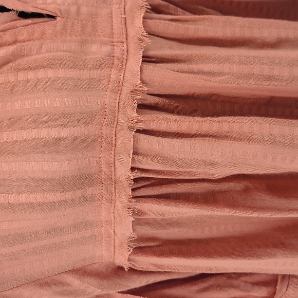 Charmed Hearts NWT Deconstructed Peasant Blouse Women's sz. M - Picture 2 of 9